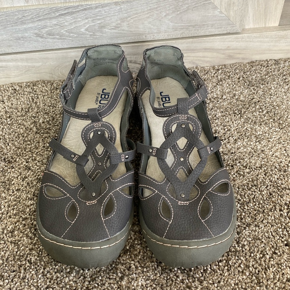JBU by Jambu Ladies' Sydney Sandal for Women, Size Gray Pink 8.5